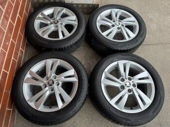 Alu 15" 5x100 škoda CYGNUS letní 75% Rapid, F3 TOP