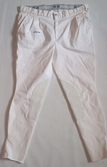 Závodní bílé rajtky George Schumacher vel.48/50