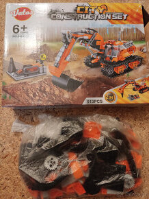 VATOS STEM 2v1 Stavební stroje, 513 dílků