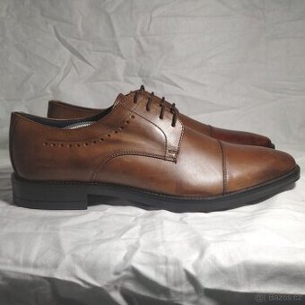 ❗❗BAŤA,  VELIKOST 46,  PÁNSKÉ HNĚDÉ POLOBOTKY❗❗