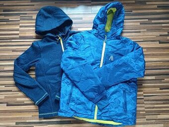 Set zimní bundy a mikiny, vel.146/152