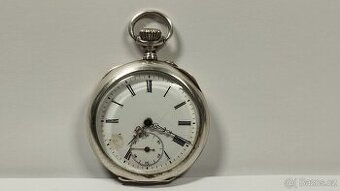 Staré stříbrné kapesní hodinky, stříbro, ag, zasiláme ihned