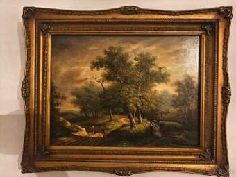 Romantická krajinomalba 19 st.