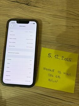 Prodám iPhone 13 mini 256 GB bílý v super stavu