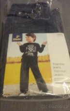 Nové zateplené rifle/nohavice Tchibo  110/116