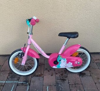 Dětské kolo - první ježdění