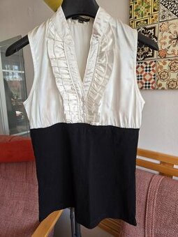 Halenka černo-bílá AMISU vel. XS