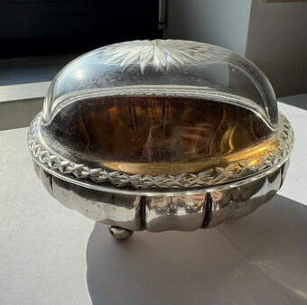 Miska na sladkosti, Čechy, stříbro zlacené