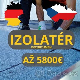 IZOLATÉR/POKRÝVAČ -Německo/Lipsko, Regensburg až 5800€/měs.
