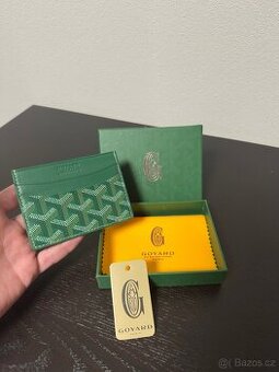 Zelený cardholder Goyard