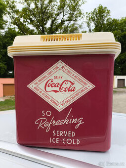 Chladicí box, lednice Coca Cola 12V 230V