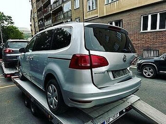 Vůz na náhradní díly VW Sharan 7N r.v. 2012 CFGB NGJ LA7W