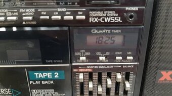 RADIOMAGNETOFON panasonic reverzní funkční...