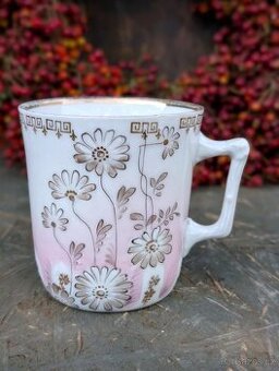 Starožitný porcelánový hrnek, zum Andenken.