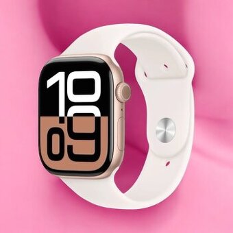 Apple Watch Series 10 42 mm GPS růžovo zlatý hliník