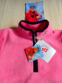 Růžová fleece mikina Skiweer Marc Girardelli v.104 nová