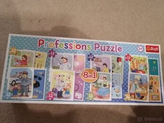 Puzzle oboustranné profese Trefl 8v1 - 1