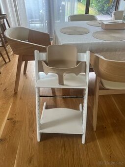 Židle / detska zidlicka Stokke Trip Trapp + Baby set
