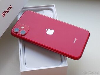 APPLE iPhone 11 64GB Product RED - ZÁRUKA - 100% BATERIE