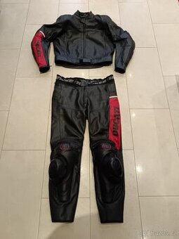Ducati Dainese-Pánská kožená moto kombinéza, dvoudílná
