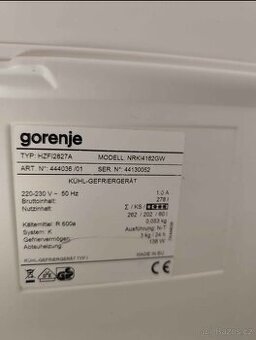 Vestavěná Lesnice Gorenje se skříní