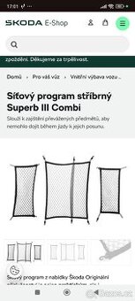 Síťový program Škoda Superb