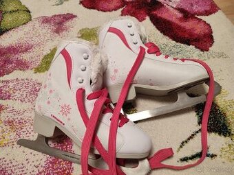 Dívčí lední brusle Crowned GLAMOUR vel.37