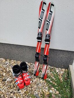 lyže ELAN délky 110 + přeskáče Atomic 22/22,5