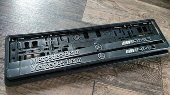 3D chrom. podlozky pod SPZ 2Ks AMG