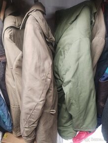 vojenské kabáty, kalhoty Českoslovenká armáda