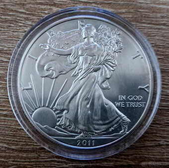 Stříbrná investiční mince American Eagle 1oz