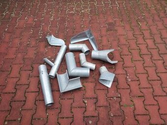 pozinkované klempířské prvky-stovky kusů skladovek