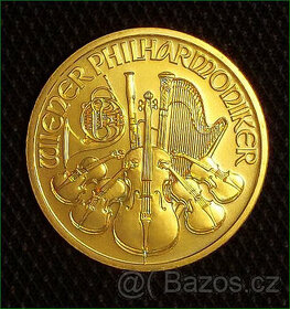 Zlaté investiční mince Wiener Philharmoniker 1 OZ (31,1g)