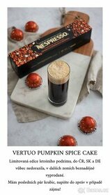 Nespresso Vertuo kapsle Pumpkin Spice Cake limitka