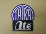 Prodám - stará smaltovaná reklamní cedule Tatra Ate - 1