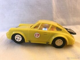 Auto autodráhy Ites Porsche 911 žluté a červené