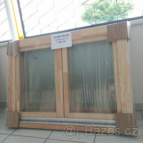 Dřevěné EURO okno 120x100 cm