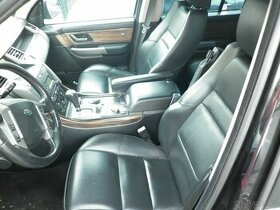 Land Rover Range Rover Sport kožený sedadla-interier v černé