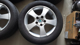Original letní ALU 16" 5x112 ET50 Škoda Octavia 2