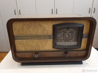Starožitné lampové rádio Philips 516A - 14