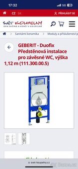 KONSTRUKCE WC GEBERIT - 1