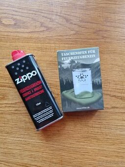 Kapesní ohřívač Miltec + zippo 125ml