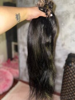 Vlasy k prodloužení 170gramu 60cm