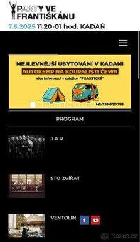 vstupenka na párty ve Františkánu