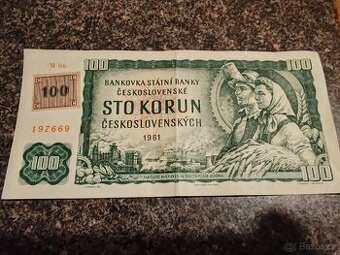 100 korun kolkovaná - 1