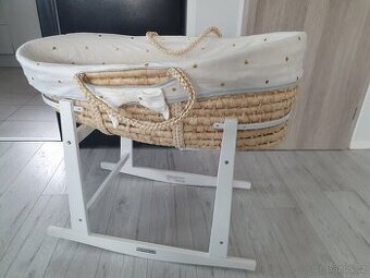 Košík kolébka pro děti Childhome Natural vč.základny