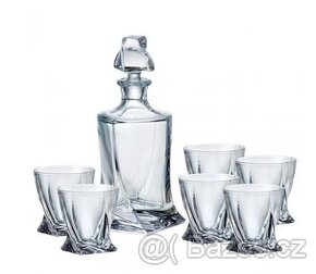 Crystalite Bohemia Whisky set Quadro