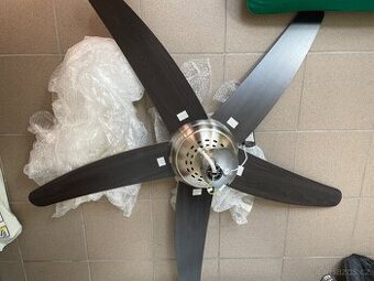 Stropní ventilátor se svítidlem, dalkové ovládání