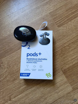 Bezdrátová sluchátka O2 pods+ Mark II. s ANC, černá