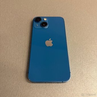 iPhone 13 mini 128GB modrý, pěkný stav, 12 měsíců záruka - 1